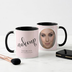 Taza Blush Rosa Foto MUA Elegante Café