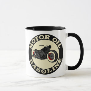 Taza - Bobber - motor Oil Gasoline -