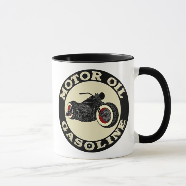 Taza - Bobber - motor Oil Gasoline - (Derecha)
