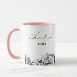 Taza Boda de Kansas City Personalizado Coffee Mug