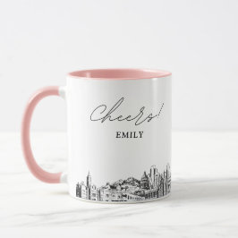 Taza Boda de Salt Lake City Personalizado Café Mug