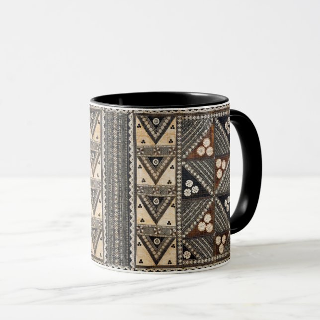 Taza Boda hawaiano Tapa Cloth (Anverso derecho)