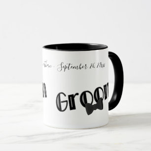 Taza Boda personalizado de Cute Groom