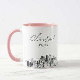 Taza Boda personalizado de Dallas Coffee Mug