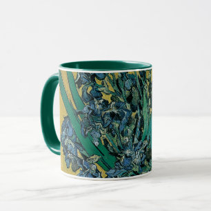 Taza Bodegón con jarron de lirios de Vincent van Gogh