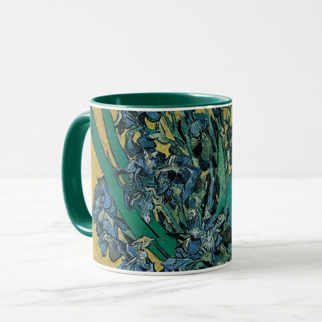Taza Bodegón con jarron de lirios de Vincent van Gogh (Anverso izquierdo)