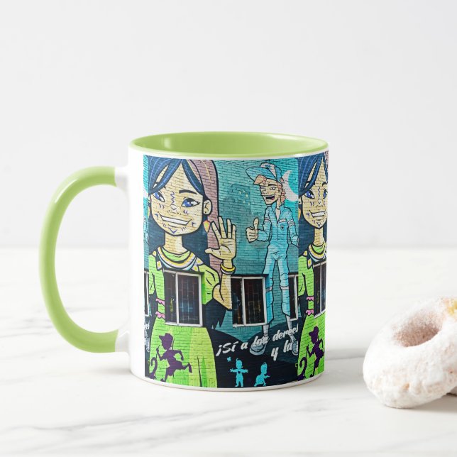 Taza Bogotá Street Art (Con donut)