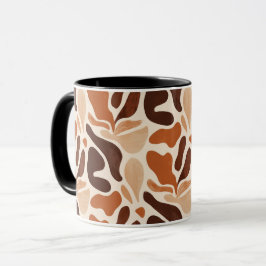 Taza Boho Abstract Flow Mug – Soft Shape Composition