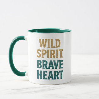Taza Boho Adventure Wild Spirit Brave Heart
