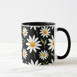 Taza Boho Daisy Floral-Minimalista Primavera Bloom Aest