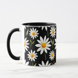Taza Boho Daisy Floral-Minimalista Primavera Bloom Aest