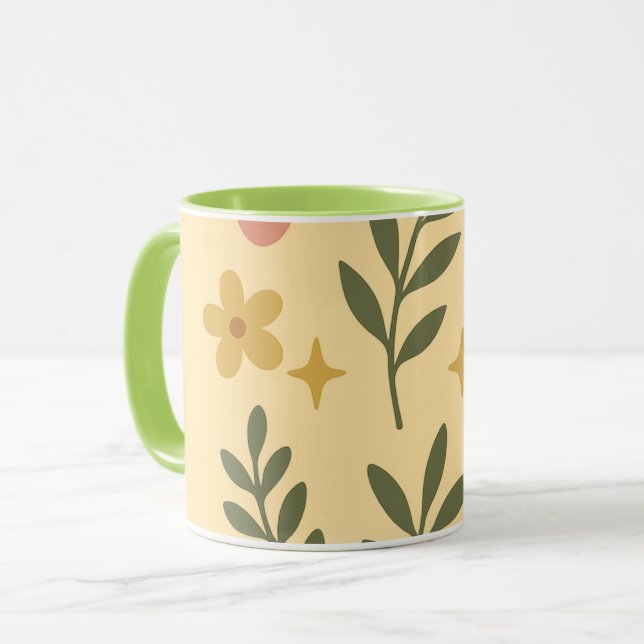Taza Boho Floral Mug (Anverso izquierdo)