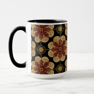Taza Boho Mug con azulejo de ocre