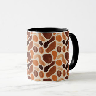 Taza Boho Nature Shapes Mug – Warm Organic Palette