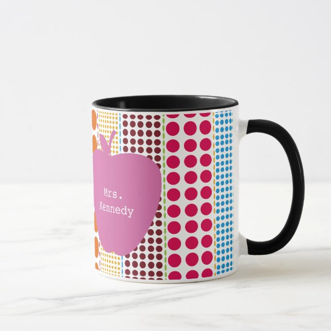 Taza Boho puntea al profesor rosado de Apple (Derecha)