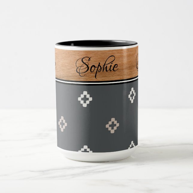 Taza Boho Woodgrain Mug (Centro)