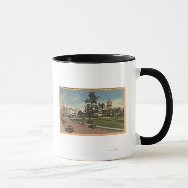 Taza Boise, ID - Vista del Parque Capital y sus alreded (Derecha)