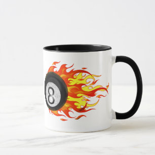 Taza Bola 8 el flamear