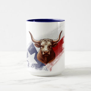 Taza Bola de longhorn de Texas