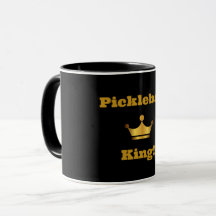 Bolas de bolas de agua King coffee mug - negro y o