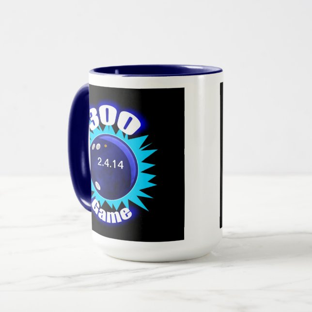 Taza Bolas de juego personalizadas de 300 juegos, gráfi (Anverso izquierdo)
