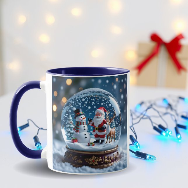 Taza Bolas de Nieve de Navidad Personalizadas (Subido por el creador)