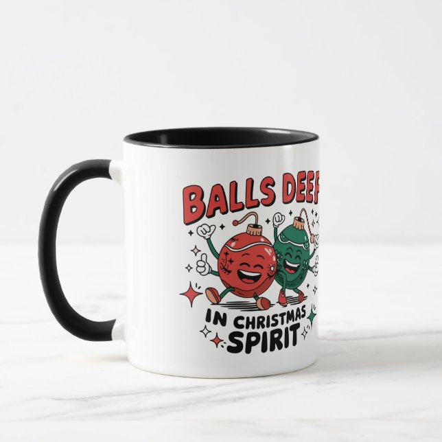 Taza Bolas Navidades Profundos Mug Espíritu (Izquierda)