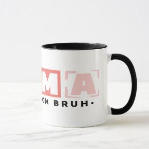 Taza BOLD Pastel MAMA MOM BRUH