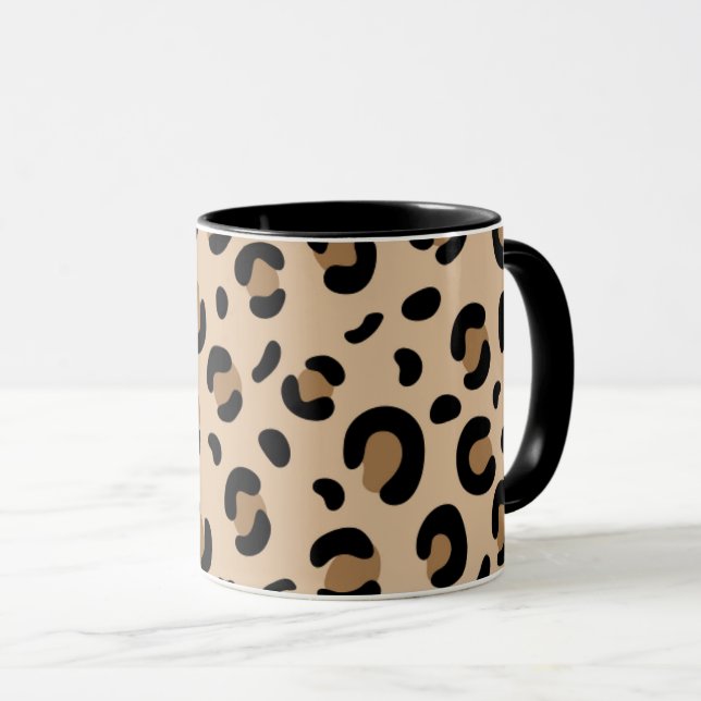 Taza Bold Tiger Stripe Pattern – Animal Print Design (Anverso derecho)