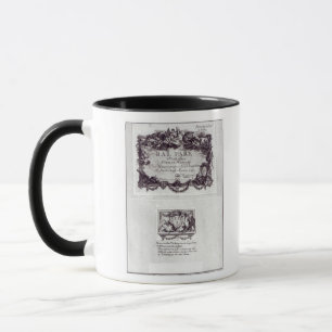 Taza Boleto de la entrada para la bola en Versalles