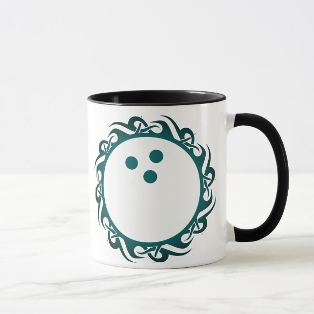 Taza boliche tribal (Derecha)