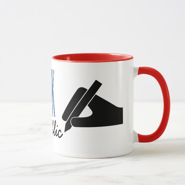 Taza Bolígrafo de notario público en Nueva York (Derecha)