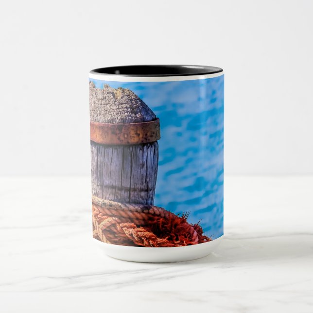 Taza Bollard de amarre antiguo (Centro)