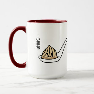 Taza Bollo chino de Dim Sum de la bola de masa hervida