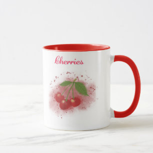 Taza Bollo de café de cerezas: elige tu fruta