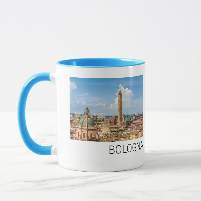 Taza Bolonia Emilia-Romagna Italia Panorama Souvenir (Izquierda)