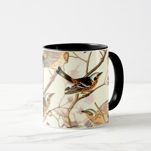 TAZA BOLSA DE AVES PERCHADAS (Anverso derecho)