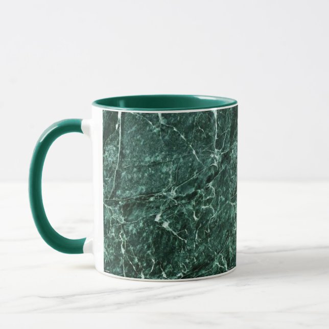 TAZA BOLSA DE CAFÉ DE MÁRMOL VERDE (Izquierda)