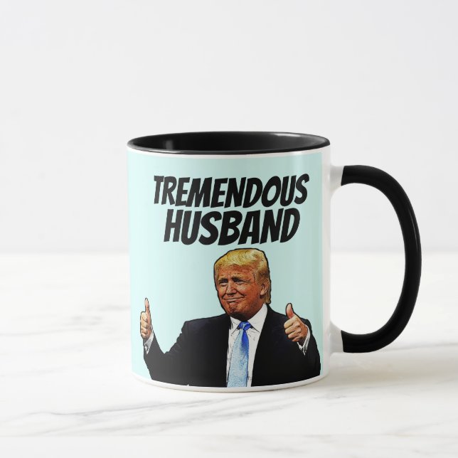 TAZA BOLSA DE CAFÉ DEL MARIDO, TRUMP DE DONALD (Derecha)