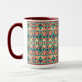 Taza Bolsa de Tote con estilo Suroeste Geométrico Moder