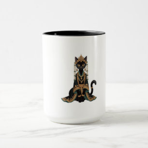 Taza Bolso tote emperatriz de gato real esmeralda