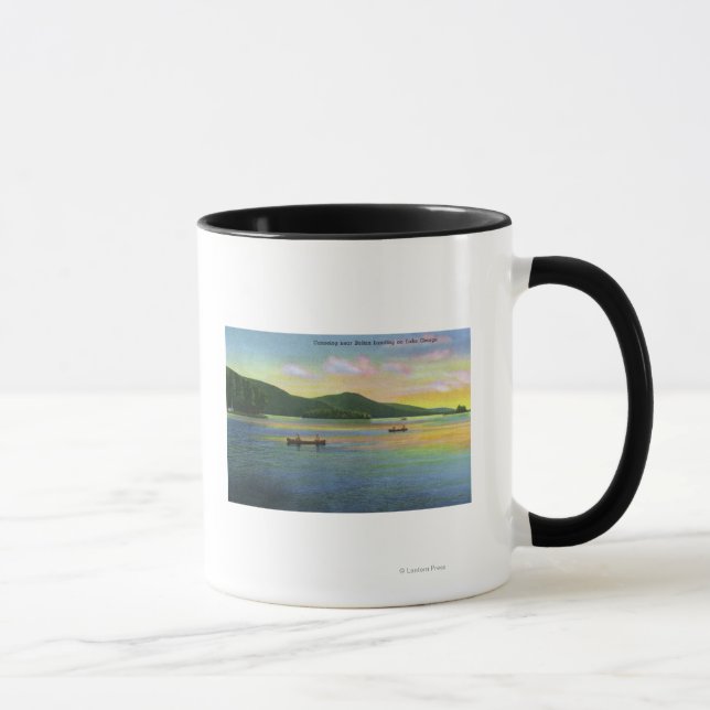 Taza Bolton Landing View of Couples Canoeing (Derecha)