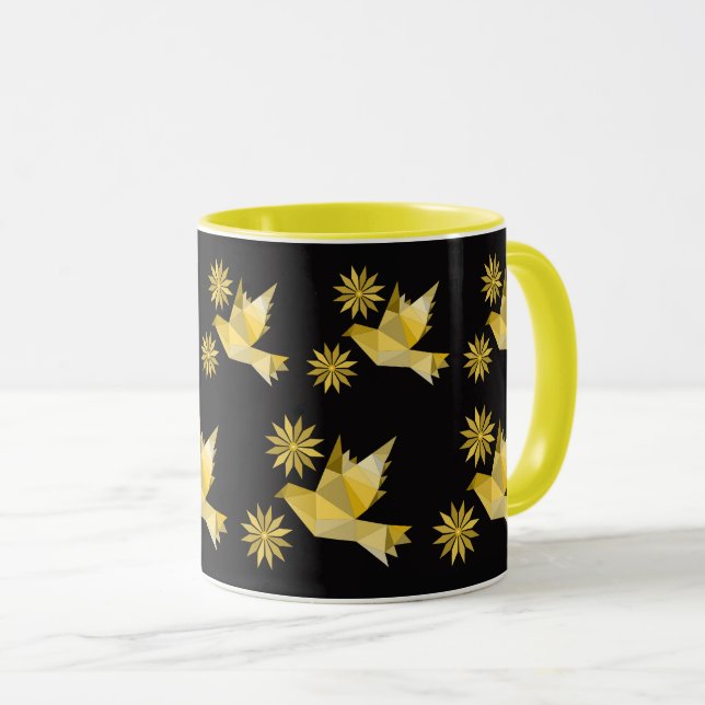TAZA BOMBA CREATIVA DE AVES PARA PRESENTE (Anverso derecho)