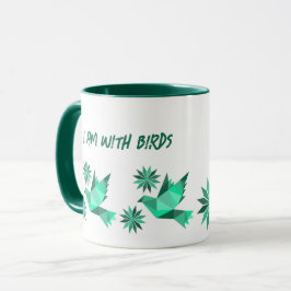 TAZA BOMBA CREATIVA DE AVES PARA PRESENTE