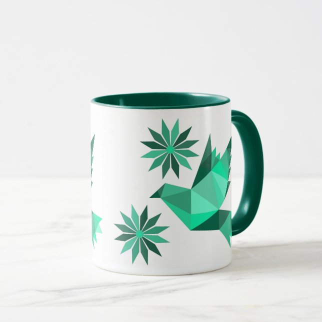 TAZA BOMBA CREATIVA DE AVES PARA PRESENTE (Anverso derecho)