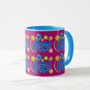 TAZA BOMBA CREATIVA DE AVES PARA PRESENTE
