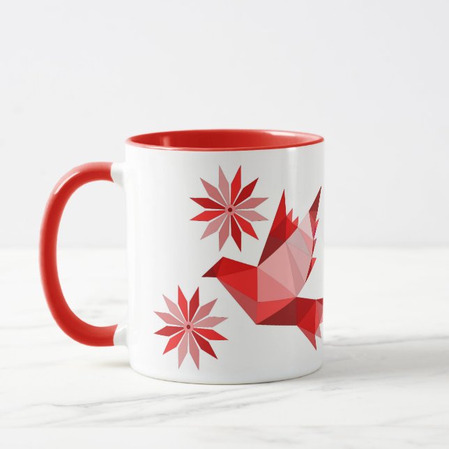 TAZA BOMBA CREATIVA DE AVES PARA PRESENTE (Izquierda)