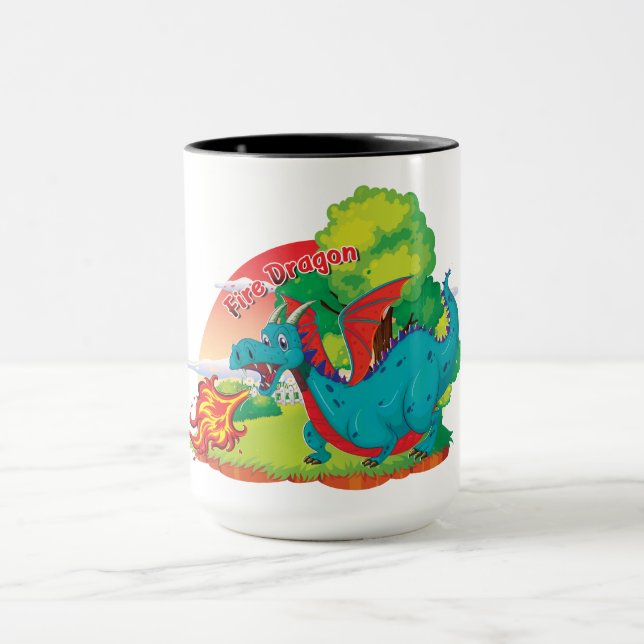 Taza Bomba de dragón de fuego (Centro)