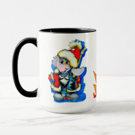 Taza Bomba de feriado de invierno de metal