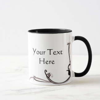 Taza Bomba de flores neutra de personalizable